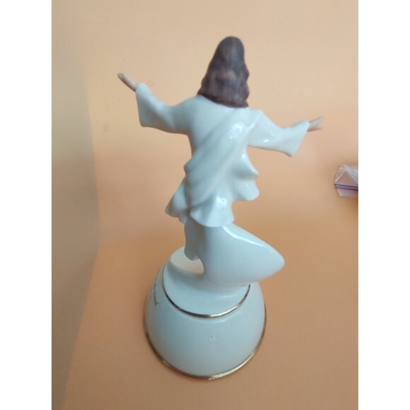 Ardleigh Elliot Footsteps In The Sand Heirloom Porcelain Music Box 2002 - Picture 9 of 15